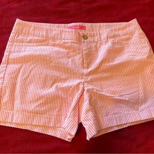 Lilly Pulitzer Pink Striped Women's Shorts size 10